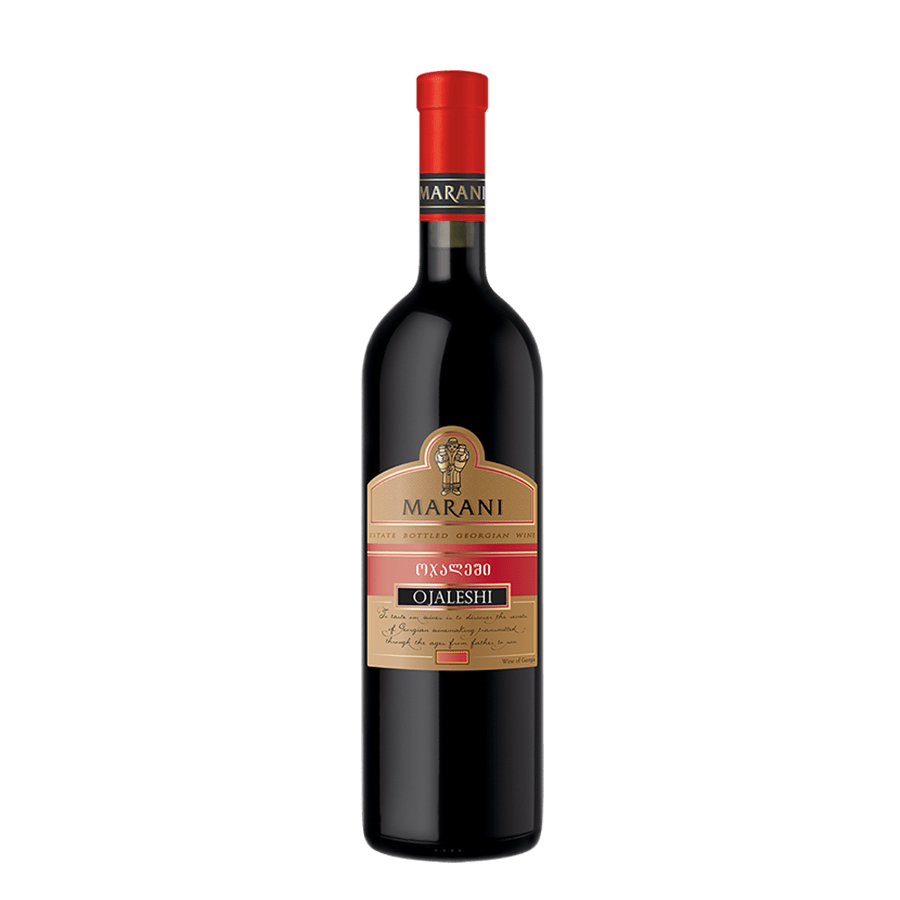vin rouge semi-doux de Géorgie Ojaleshi