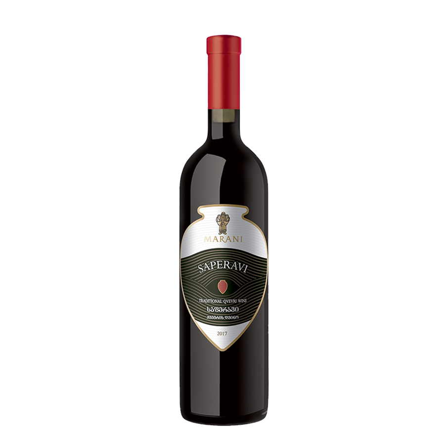 Vin rouge sec géorgien kvevri Saperavi kvevri
