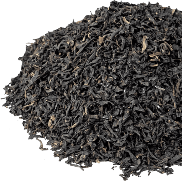 Thé noir géorgien avec feuille de myrtille en vrac