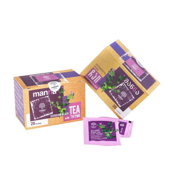 Thé noir géorgien au thym - 20 pièces