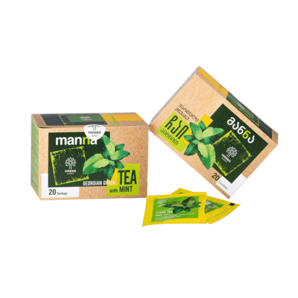 Thé vert géorgien à la menthe - 20 pièces