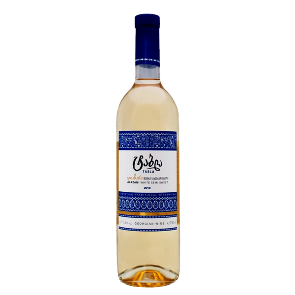 Tabla alazani valley fairy semi-sweet Georgian wine