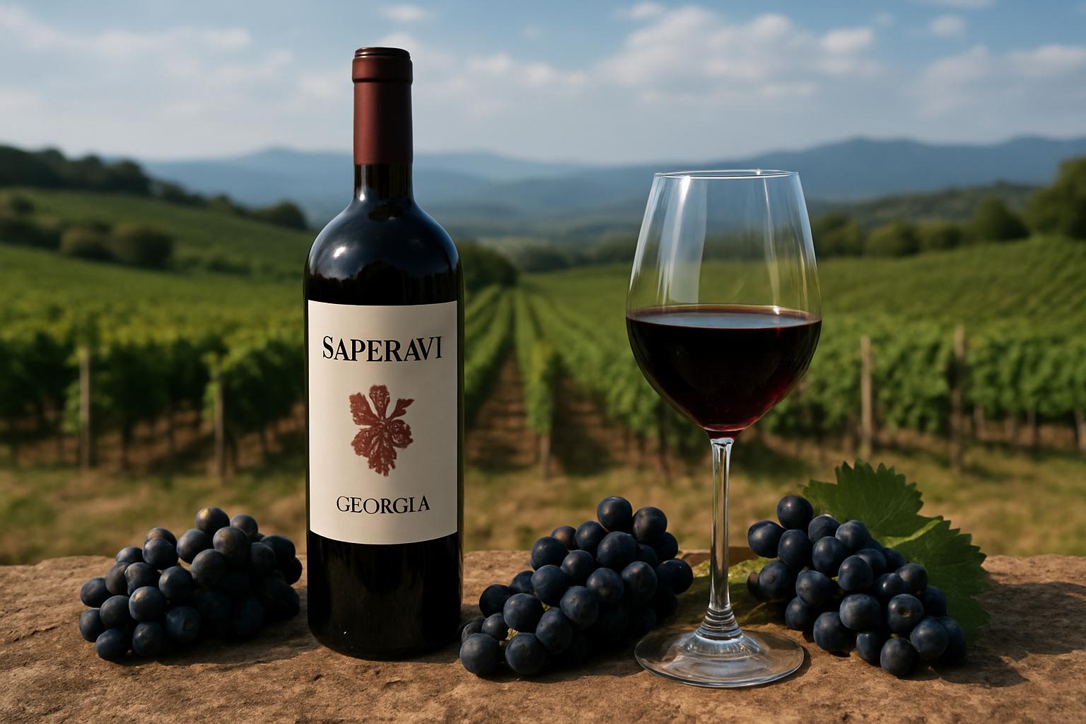 Saperavi Wine from Georgia. Weinreisen und Weinproben in Georgien