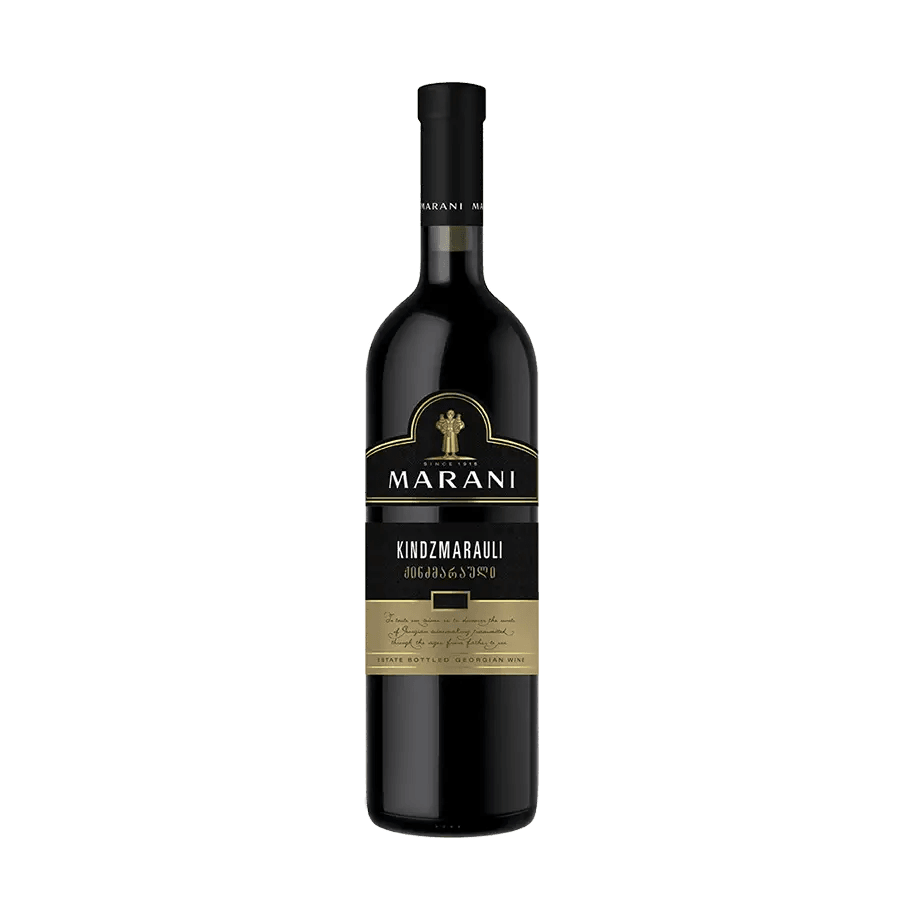 Marani KINDZMARAULI lieblicher georgischer Rotwein – 0,75 l. Authentischer Marani Kindzmarauli aus Georgien. Natürlich halbsüßer Rotwein aus 100% Saperavi. Jetzt den Klassiker aus Kachetien mit fruchtigen Brombeer-Aromen entdecken Marani KINDZMARAULI lieblicher georgischer Rotwein – 0,75 l.